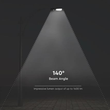 LED Saules enerģijas ielas lampa ar sensoru LED/15W/7,4V 4000K IP65 10800 mAh