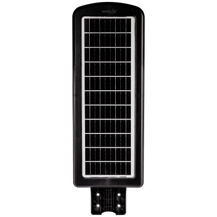 LED Aptumšojama saules enerģijas ielu lampa ar sensoru LED/300W/6V 6500K IP65 melna + tālvadības pults