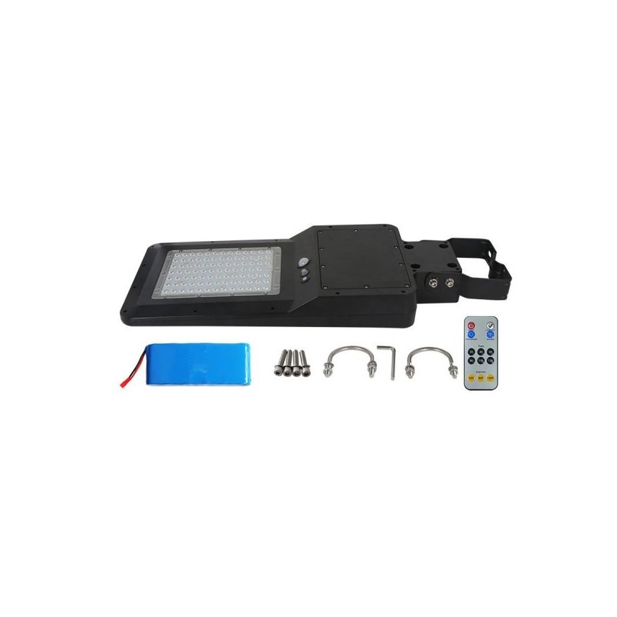LED Saules enerģijas ielas lampa ar sensoru LED/40W/9,6V IP65 4000K + tālvadības pults