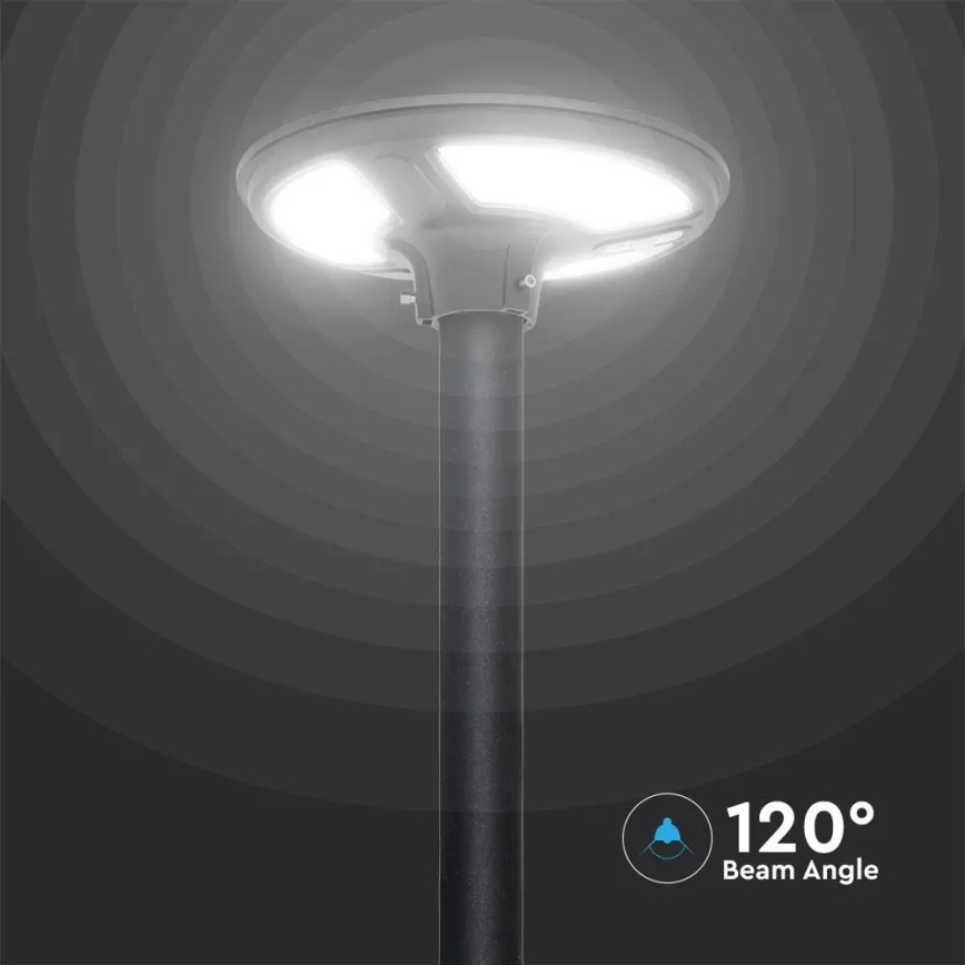 LED Saules enerģijas ielas lampa ar sensoru LED/7,5W/3,2V IP65 4000K 15000 mAh + tālvadības pults