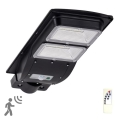 LED Saules enerģijas ielas lampa ar sensoru STREET 2xLED/6W/3,2V 12000 mAh IP65 + tālvadības pults
