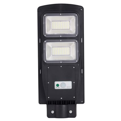 LED Saules enerģijas ielas lampa ar sensoru STREET 2xLED/6W/3,2V 12000 mAh IP65 + tālvadības pults