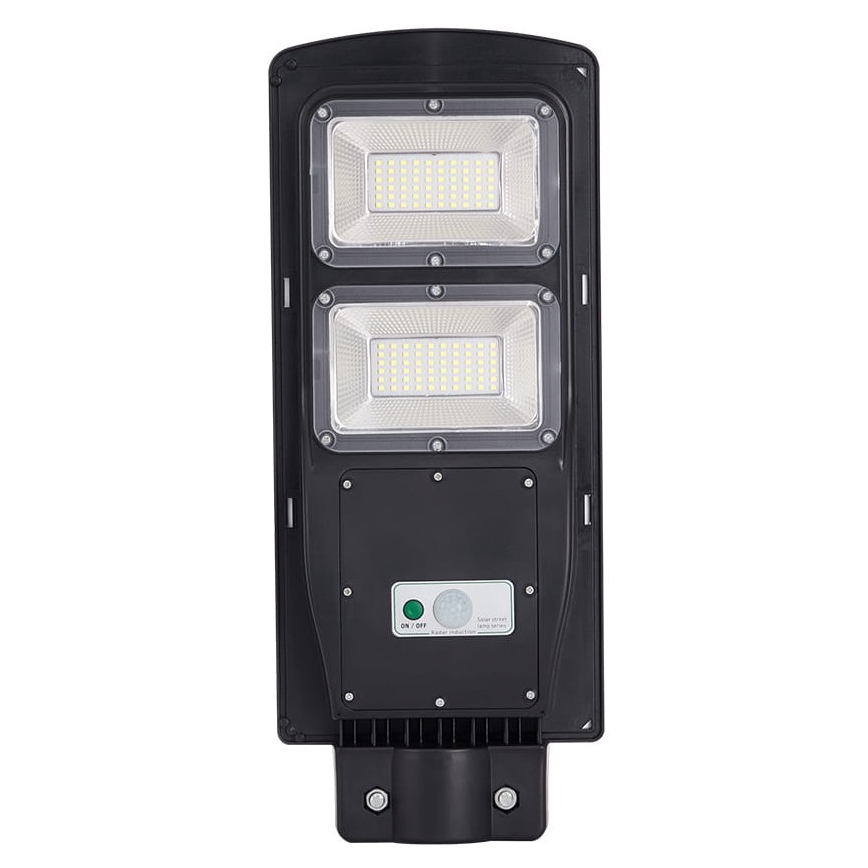 LED Saules enerģijas ielas lampa ar sensoru STREET 2xLED/6W/3,2V 12000 mAh IP65 + tālvadības pults