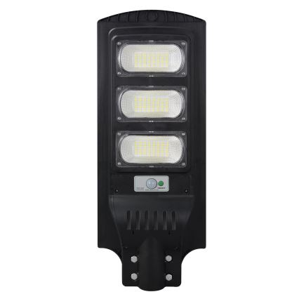 LED Saules enerģijas ielas lampa ar sensoru STREET 3xLED/9W/3,2V IP65 + tālvadības pults