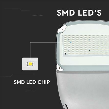 LED Aptumšojama saules enerģijas street lampa SAMSUNG CHIP LED/50W/6,4V 4000K IP65 + tālvadības pults