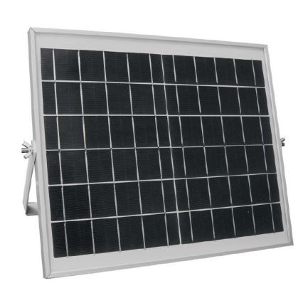 LED Aptumšojama saules enerģijas iela lampa SAMSUNG CHIP LED/50W/6,4V 4000K IP65 30000 mAh + tālvadības pults