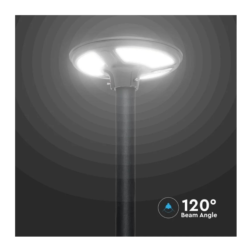 LED Saules enerģijas ielu lampa ar sensoru LED/7,5W/3,2V 6500K IP65 + tālvadības pults