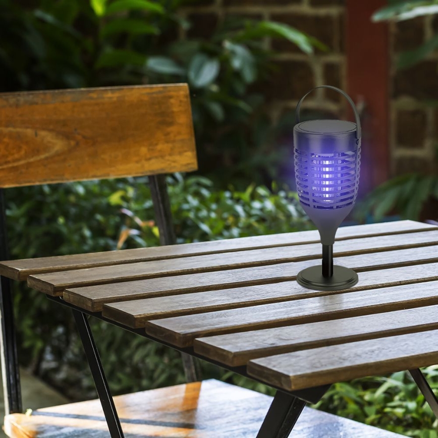 LED Saules enerģijas kukaiņu iznīcinātājs 3in1 LED/1,3W/3,7V IP24 20 mm 2200 mAh