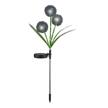 LED Saules enerģijas lampa ALLIUM LED/1,2V 6500K 600 mAh IP44 melna