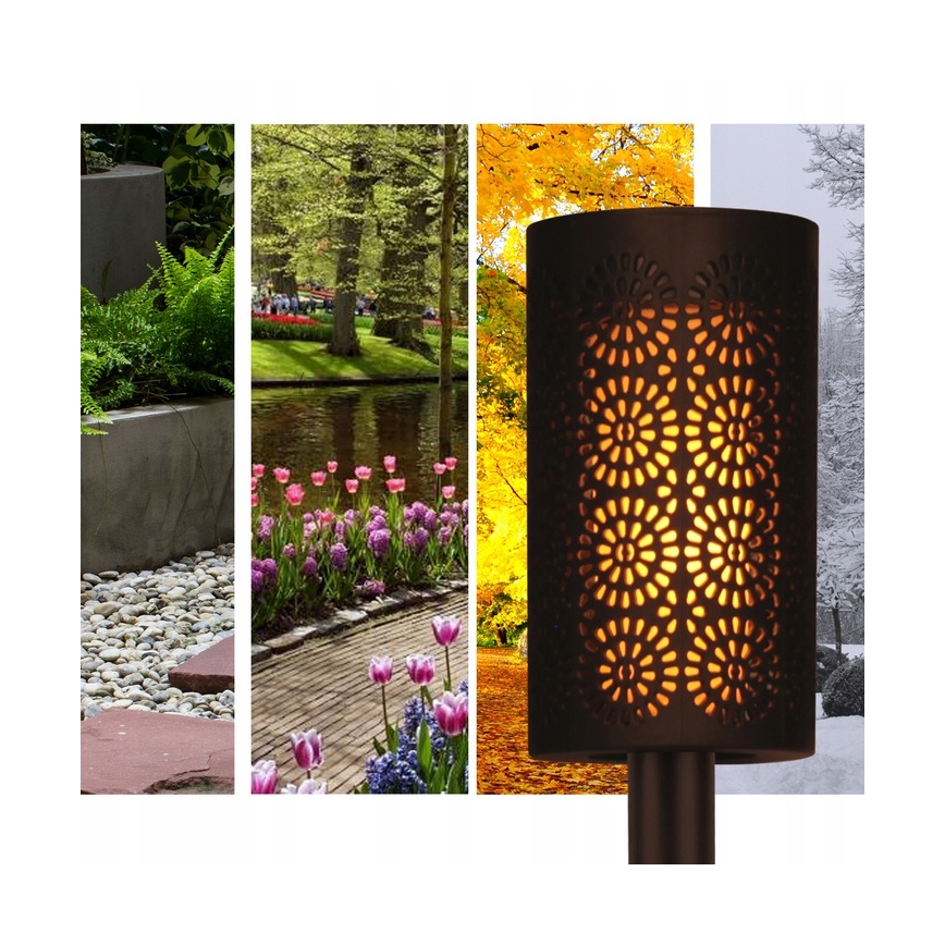 LED Saules enerģijas lampa ar krēslas sensoru LED/2V IP44