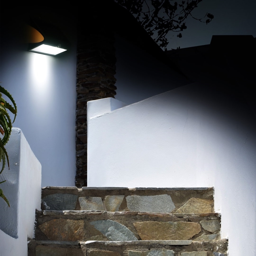 LED Saules enerģijas lampa ar kustības sensoru LED/6,8W/4000 mAh 3,7V IP65
