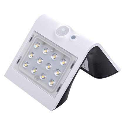 LED Saules enerģijas lampa ar kustību sensoru LED/1,5W/1200 mAh 3,7V IP65