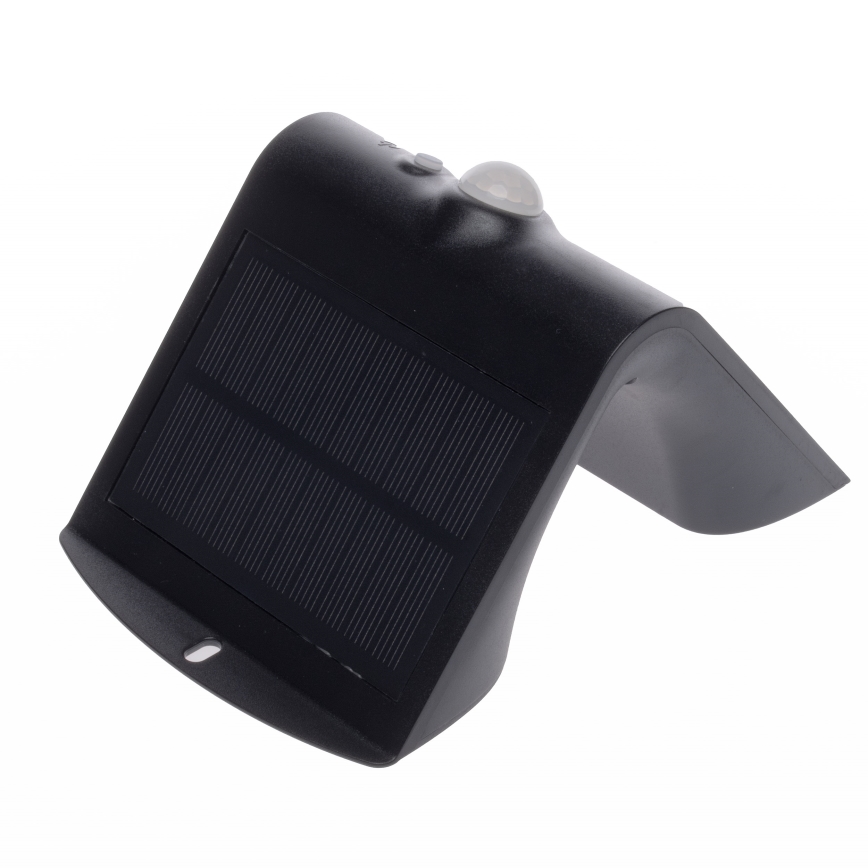 LED Saules enerģijas lampa ar kustību un krēslas sensoru LED/1,5W/1200 mAh 3,7V IP65
