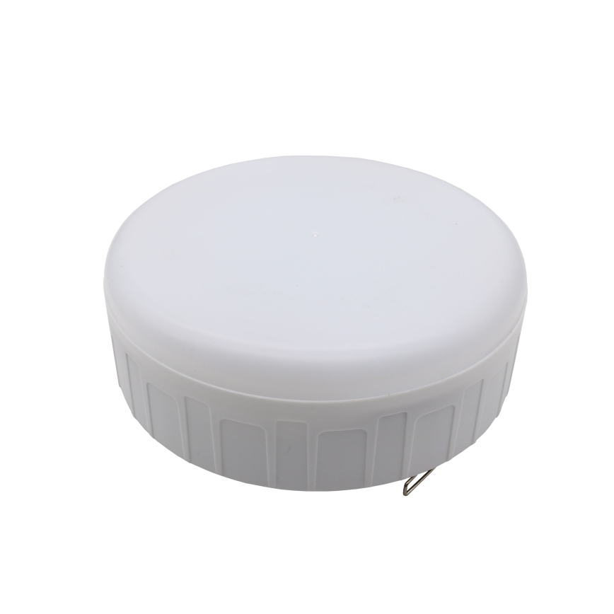 LED Aptumšojama uzlādējams saules enerģijas lampa ar lādētājakumulatora funkciju K3 LED/2W/5,5V 6500K IPX4 2400 mAh melna/balta