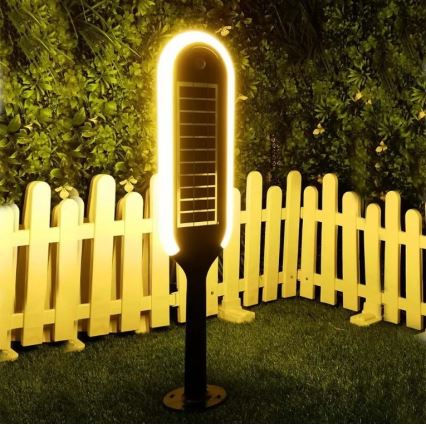 LED Saules enerģijas lampa ar sensoru BOLLARD LED/5W/5,5V 70 cm 3000K IP65 2000 mAh