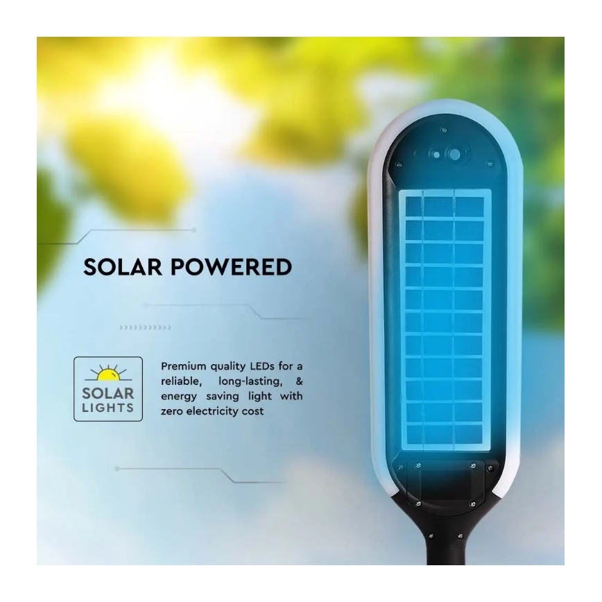 LED Saules enerģijas lampa ar sensoru BOLLARD LED/5W/5,5V 70 cm 3000K IP65 2000 mAh