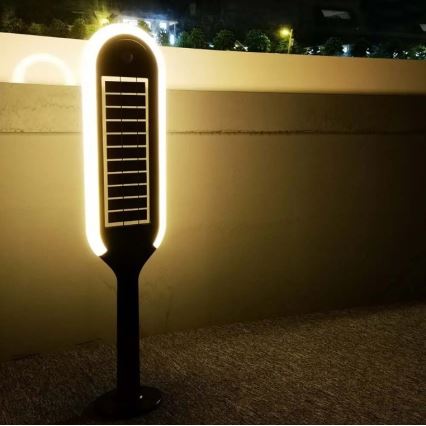 LED Saules enerģijas lampa ar sensoru BOLLARD LED/5W/5,5V 70 cm 4000K IP65 2000 mAh