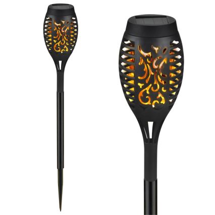 LED Saules enerģijas lampa ar sensoru FUEGO LED/1,2V 200 mAh IP44