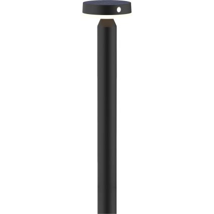 LED Saules enerģijas lampa ar sensoru GWINEA LED/4,5W/3,7V 2000 mAh 50 cm IP44 melna