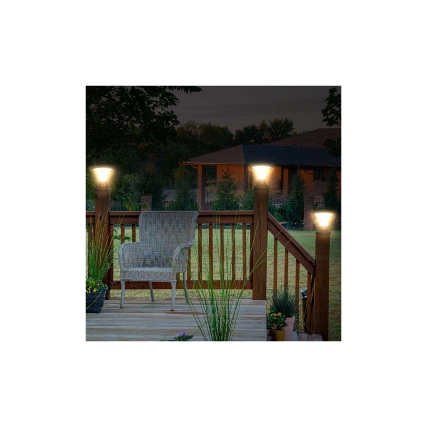 LED Saules enerģijas lampa ar sensoru LED/15W/3,2V 4000K/6000K IP65