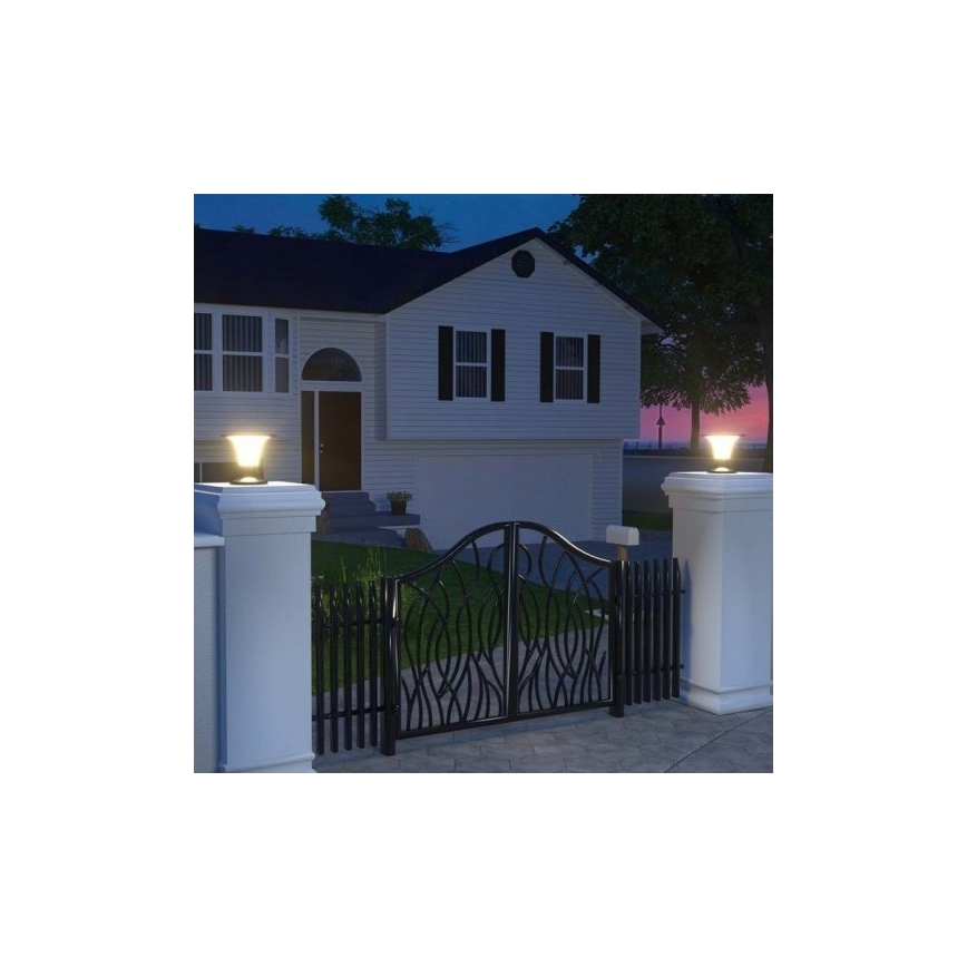 LED Saules enerģijas lampa ar sensoru LED/15W/3,2V 4000K/6000K IP65