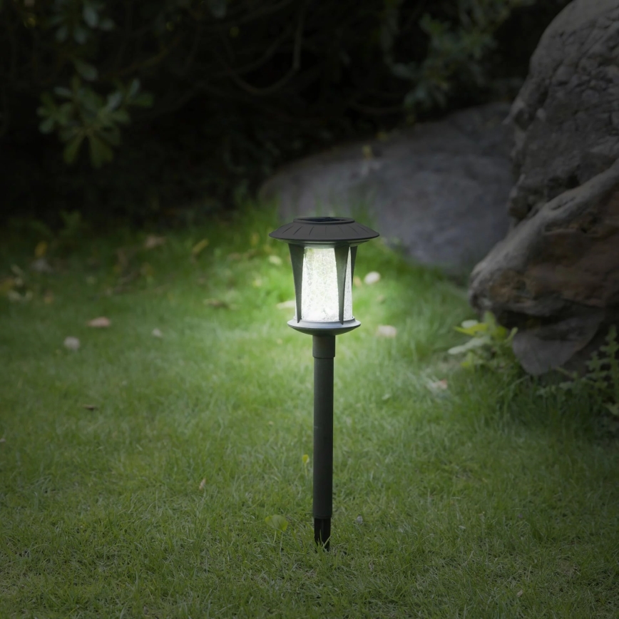 LED Saules enerģijas lampa BOLTON LED/1,2V IP44 melna