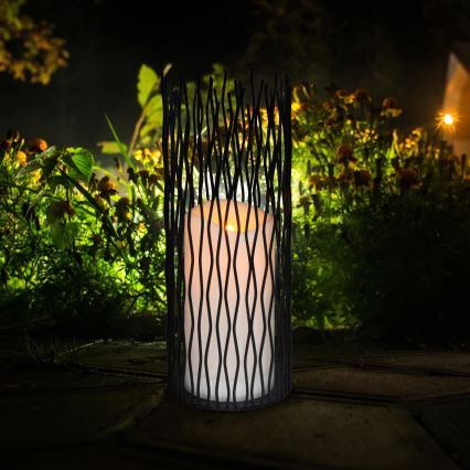LED Saules enerģijas lampa BORG 2xAA IP44