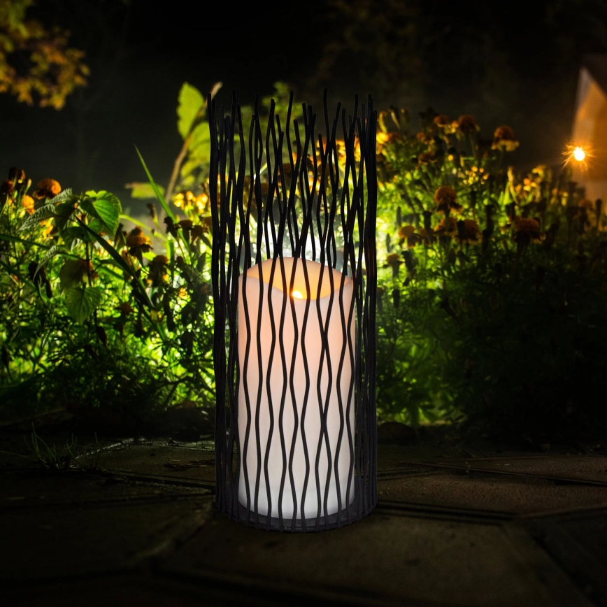 LED Saules enerģijas lampa BORG 2xAA IP44