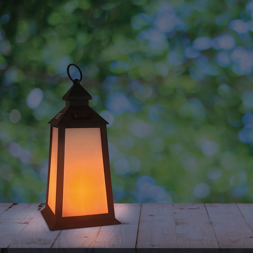 LED Saules enerģijas lampa FENIX LED/1,2V 200 mAh IP44 melna