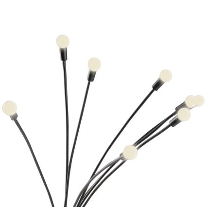 LED Saules enerģijas lampa FIORINI 8xLED/1,2V 600mAh IP44 melna