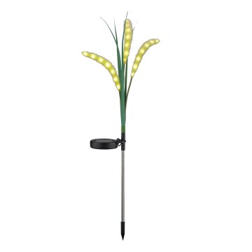 LED Saules enerģijas lampa FLORA LED/1,2V 3000K 600 mAh IP44 melna