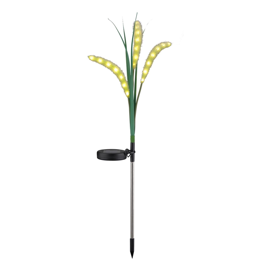 LED Saules enerģijas lampa FLORA LED/1,2V 3000K 600 mAh IP44 melna
