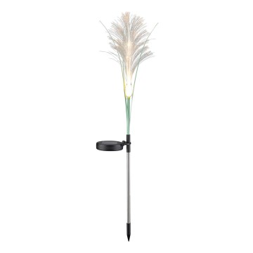 LED Saules enerģijas lampa GRASS LED/1,2V 3000K 600 mAh IP44 melna
