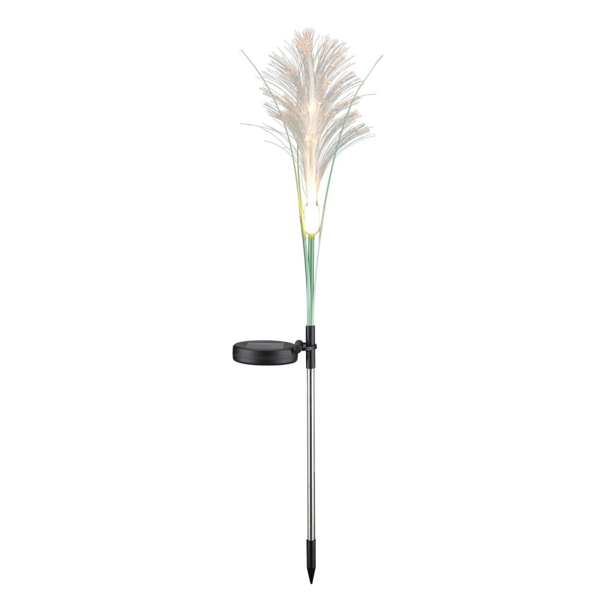 LED Saules enerģijas lampa GRASS LED/1,2V 3000K 600 mAh IP44 melna