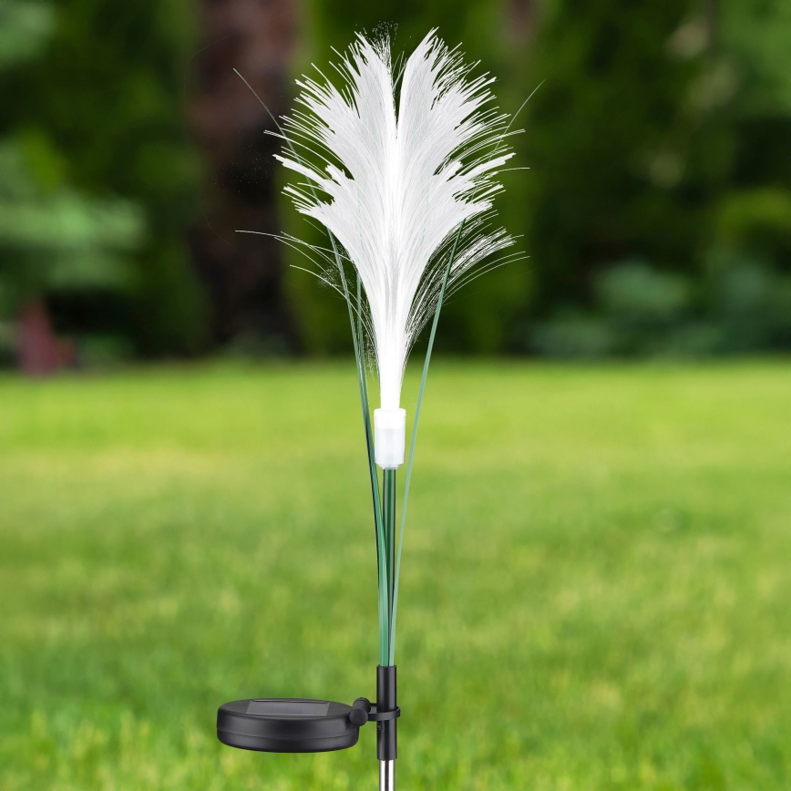 LED Saules enerģijas lampa GRASS LED/1,2V 3000K 600 mAh IP44 melna