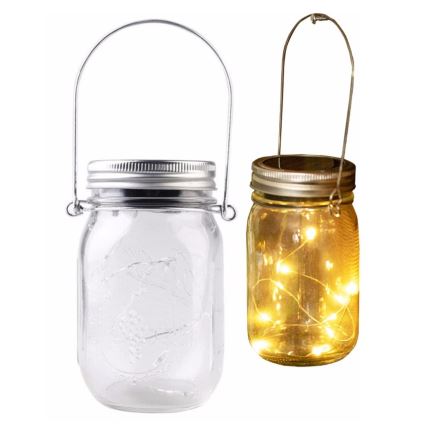 LED Saules enerģijas lampa JAR LED/1,2V 600 mAh IP44