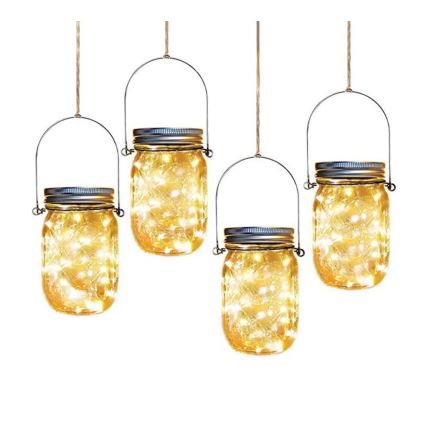 LED Saules enerģijas lampa JAR LED/1,2V 600 mAh IP44
