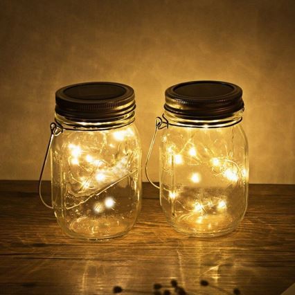 LED Saules enerģijas lampa JAR LED/1,2V 600 mAh IP44