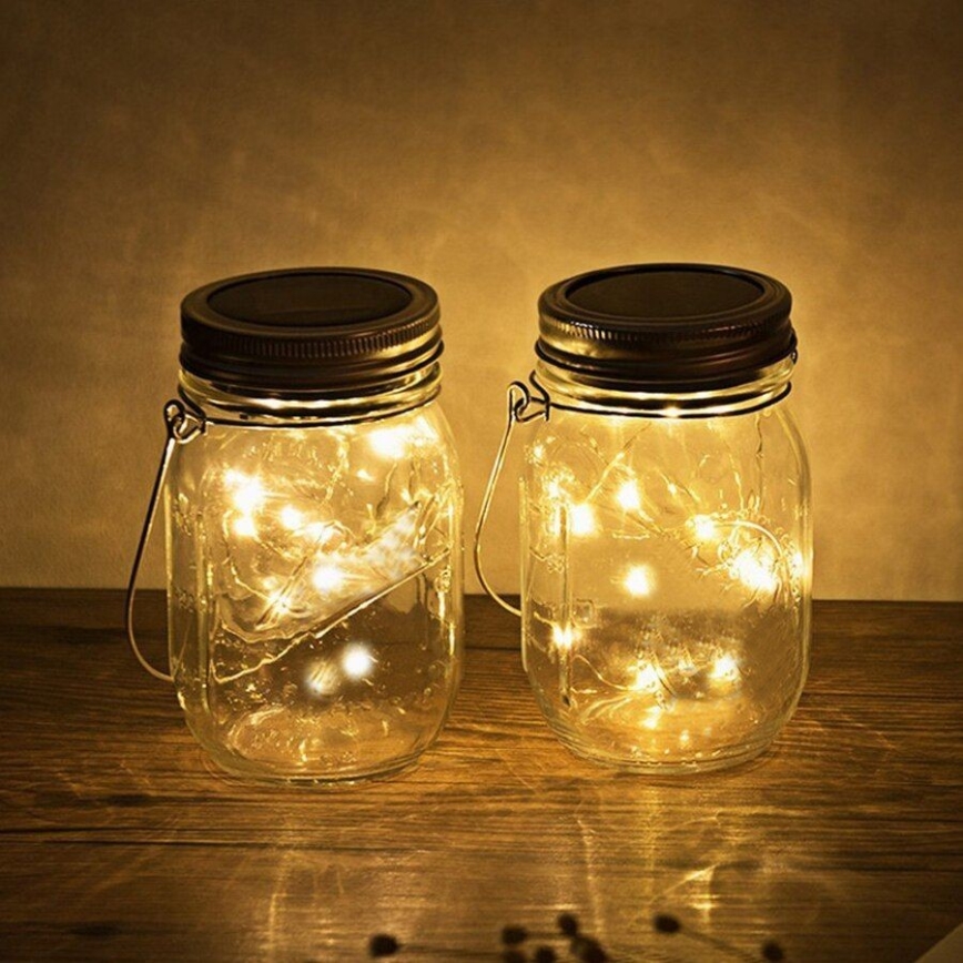 LED Saules enerģijas lampa JAR LED/1,2V 600 mAh IP44