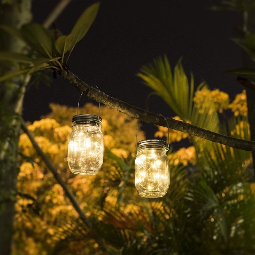 LED Saules enerģijas lampa JAR LED/1,2V 600 mAh IP44