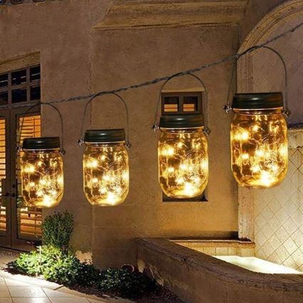 LED Saules enerģijas lampa JAR LED/1,2V 600 mAh IP44