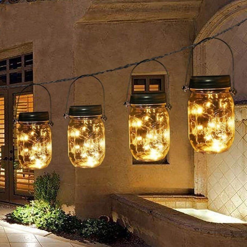 LED Saules enerģijas lampa JAR LED/1,2V 600 mAh IP44