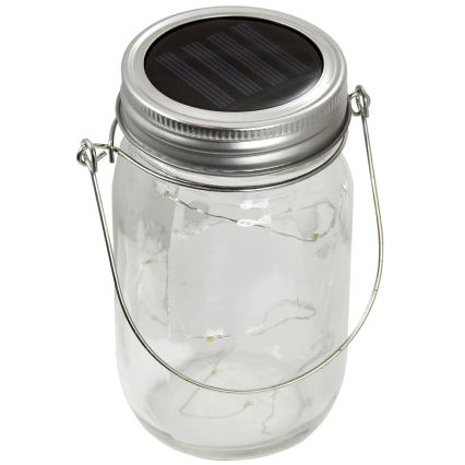 LED Saules enerģijas lampa JAR LED/1,2V 600 mAh IP44