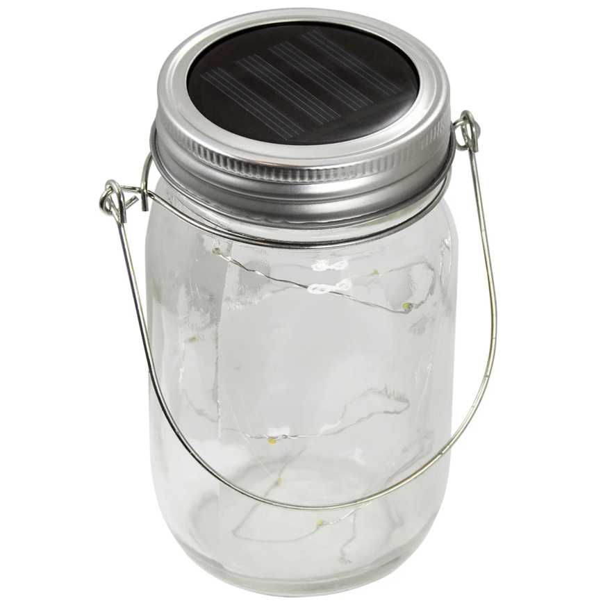 LED Saules enerģijas lampa JAR LED/1,2V 600 mAh IP44