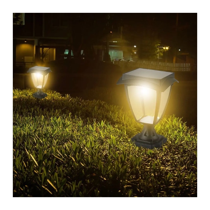 LED Saules enerģijas lampa LED/2W/3,7V 3000/6000K IP65 2200 mAh