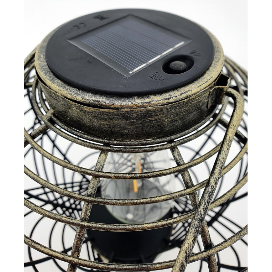 LED Saules enerģijas lampa LUISA 1xE27/1,2V 600 mAh IP44
