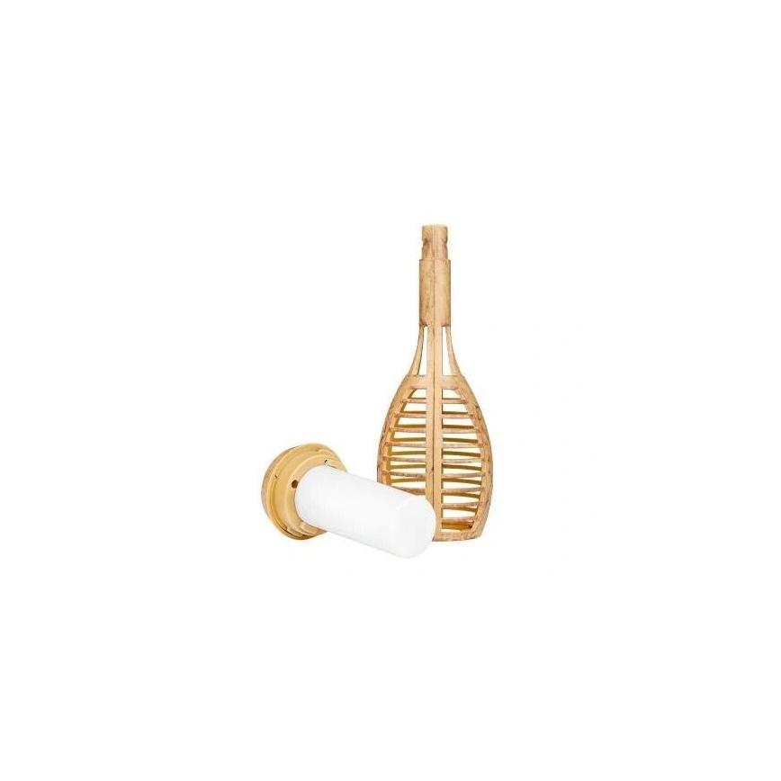 LED Saules enerģijas lampa MINISPARK BAMBOO LED/1,8W/5,5V IP44 bēša