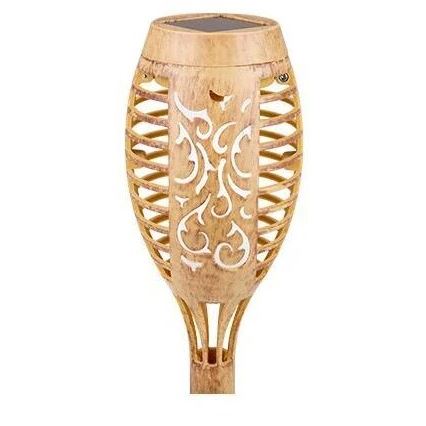 LED Saules enerģijas lampa MINISPARK BAMBOO LED/1,8W/5,5V IP44 bēša