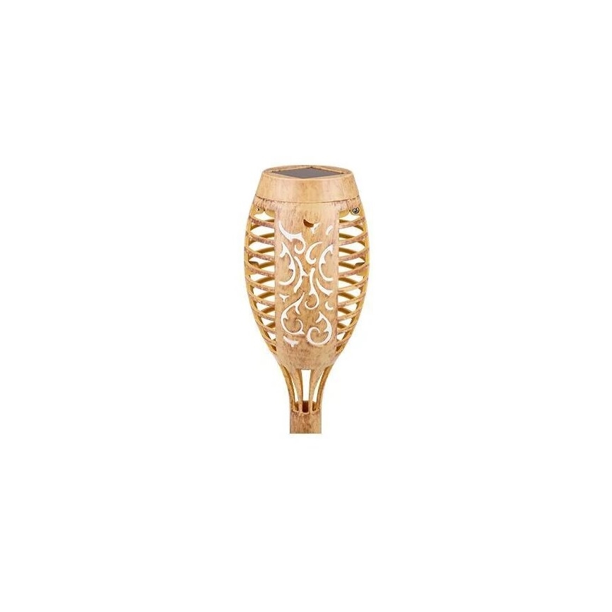 LED Saules enerģijas lampa MINISPARK BAMBOO LED/1,8W/5,5V IP44 bēša