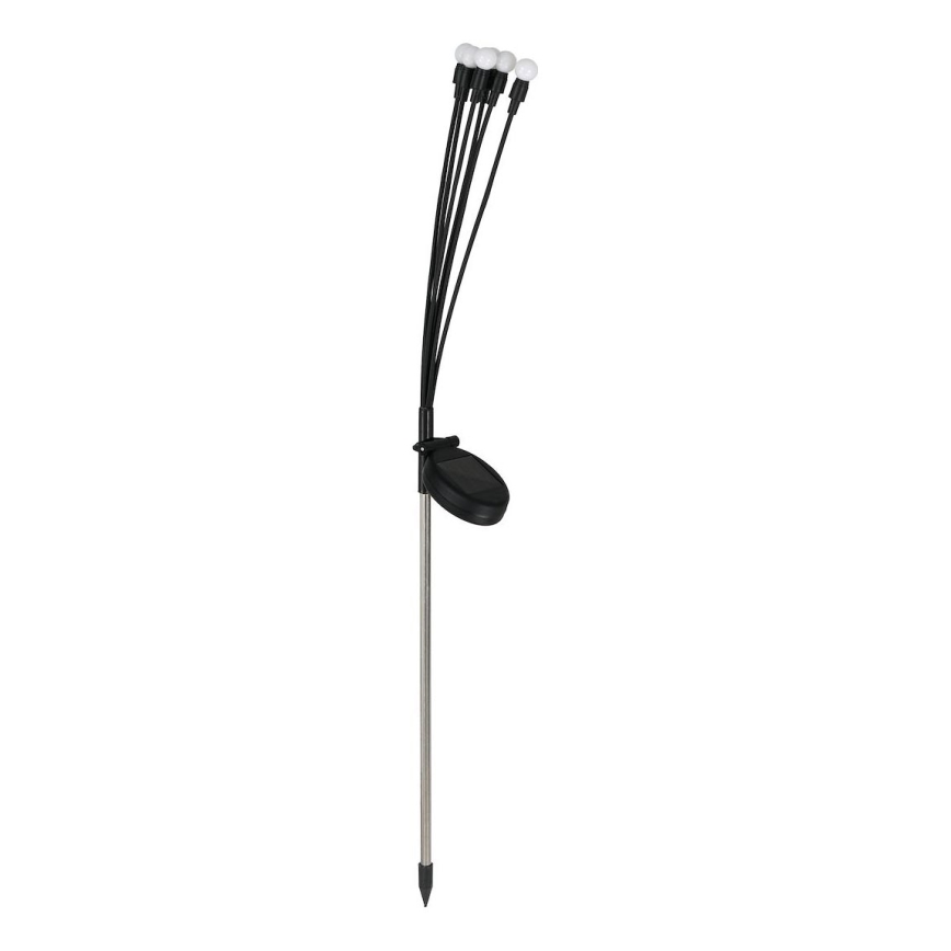 LED Saules enerģijas lampa MULTI LED/0,06W/1,2V 150 mAh IP44 melna